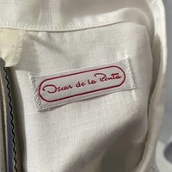 Oscar de La Renta Vintage Men's Shirt Short Sleeve Button Down  XL - Panama- - Picture 3 of 9